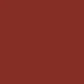 Terracotta ceramic color sample displaying “bloody mary ncs s4550 y80r” text, matte finish, minimalist composition, red hue.
